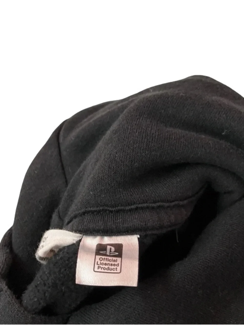 Playstation Hoodie Sweatshirt Youth 10-12 Sony X H&M Black Pullover Medium Logo